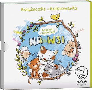 Kolorowanka Harmonijkowa Książeczka Dzieciaki Na Wsi