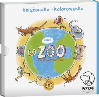 Kolorowanka Harmonijkowa Książeczka Dzień W ZOO