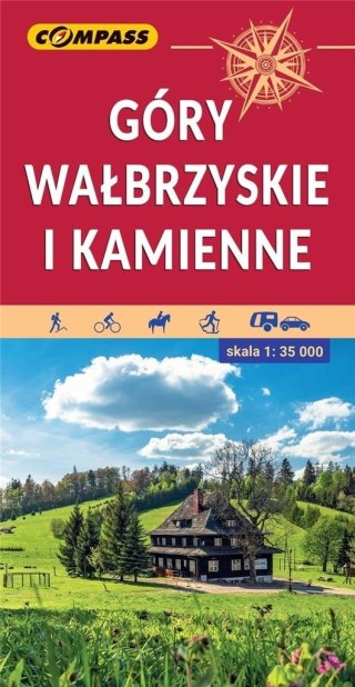 Mapa tur. - Góry Wałbrzyskie i Kamienne 1:35 000