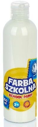 Farba szkolna Astra 250 ml - biała