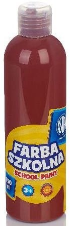 Farba szkolna Astra 250 ml - brązowa