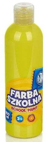 Farba szkolna Astra 250 ml - cytrynowa