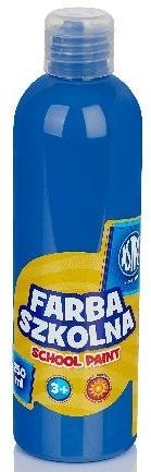 Farba szkolna Astra 250 ml - niebieska ciemna