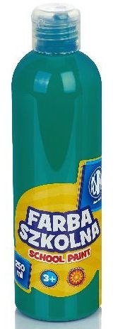 Farba szkolna Astra 250 ml - szmaragdowa