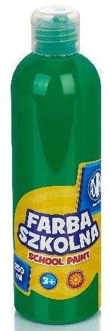 Farba szkolna Astra 250 ml - zielona jasna