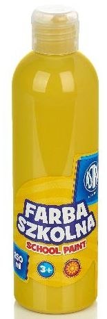 Farba szkolna Astra 250 ml - żółta