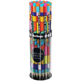 Ołówek z gumką HB Color Block (36szt)