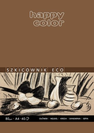 Blok szkicowy HAPPY COLOR Eco A3 40k. 80g