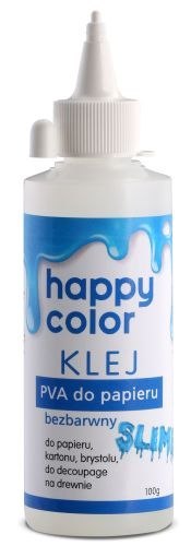 Klej do papieru PVA HAPPY COLOR butelka 100g