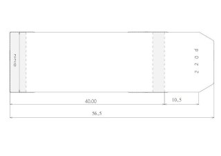 Okładka regulowana 220x580mm (25szt)