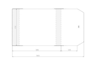 Okładka regulowana 290x520mm (50szt)