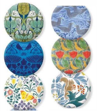 Magnes ozdobny Voysey Arts&Crafts