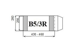 Okładka książkowa regulowana B5/3R (25szt) D&D