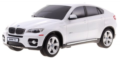 BMW X6 białe RASTAR model 1:24 Zdalnie sterowane Auto SUV + pilot