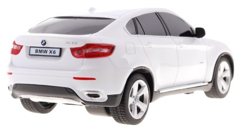 BMW X6 białe RASTAR model 1:24 Zdalnie sterowane Auto SUV + pilot