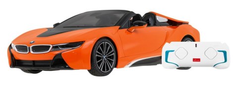 BMW i8 Roadster pomarańczowy RASTAR model 1:12 Zdalnie sterowane auto + pilot 2,4 GHz