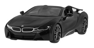 BMW i8 Roadster czarny RASTAR model 1:12 Zdalnie sterowane auto + pilot 2,4 GHz