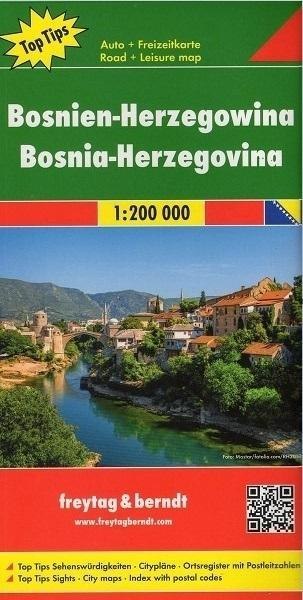 Mapa samochodowa - Bośnia i Hercegowina 1:200 000