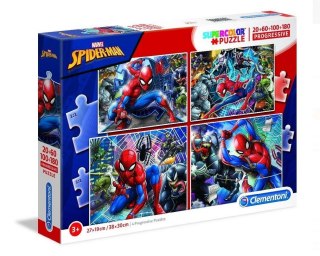 Puzzle 20+60+100+180 Spiderman