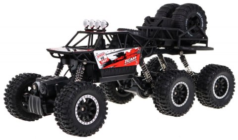 Auto 1:14 Crawler 6x6 R/C 2 4G Czerwone