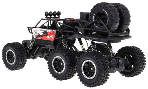 Auto 1:14 Crawler 6x6 R/C 2 4G Czerwone