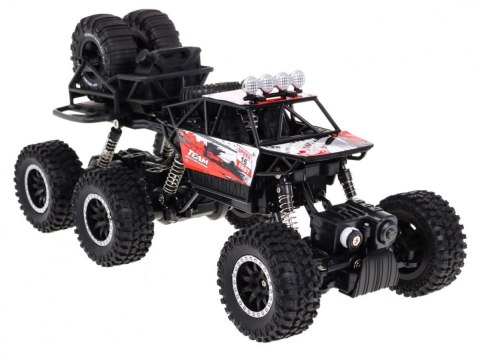 Auto 1:14 Crawler 6x6 R/C 2 4G Czerwone