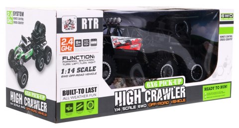 Auto 1:14 Crawler 6x6 R/C 2 4G Czerwone