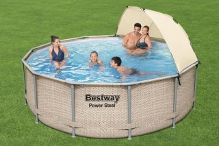 Basen Stelażowy z Daszkiem 13FT 396x107 cm BESTWAY 5614V