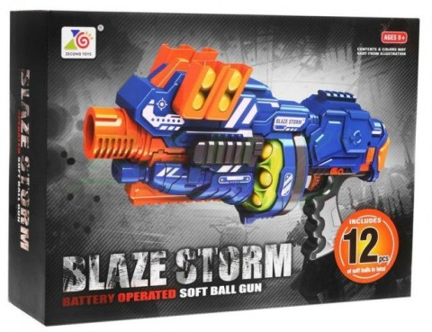 Blaze Storm Pistolet Niebieski 12 Kulek