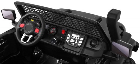 Auto terenowe AllRoad dla 2 dzieci Czarny + Napęd 4x4 + Pilot + Wolny Start + MP3 LED