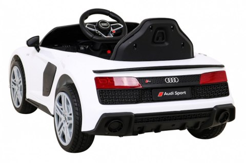 AUDI R8 AUTO NA AKUMULATOR pilot EVA LED Biały