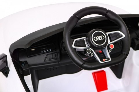 AUDI R8 AUTO NA AKUMULATOR pilot EVA LED Biały