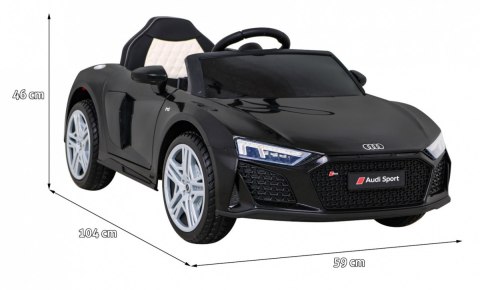 AUDI R8 AUTO NA AKUMULATOR pilot EVA LED Czarny