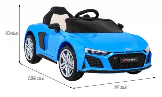 AUDI R8 AUTO NA AKUMULATOR pilot EVA LED Niebieski