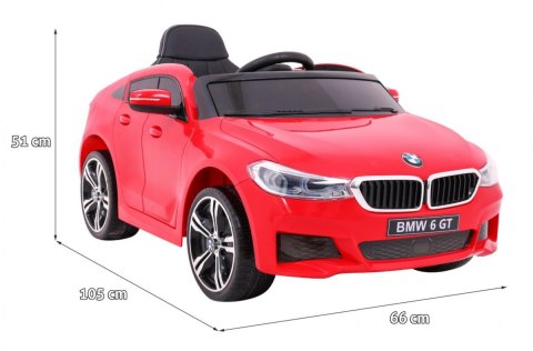 Auto na akumulator BMW 6 GT Czerwony