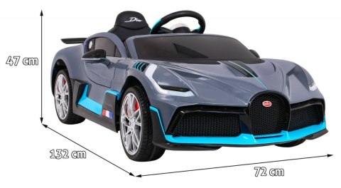 Auto na akumulator Bugatti Divo Szary