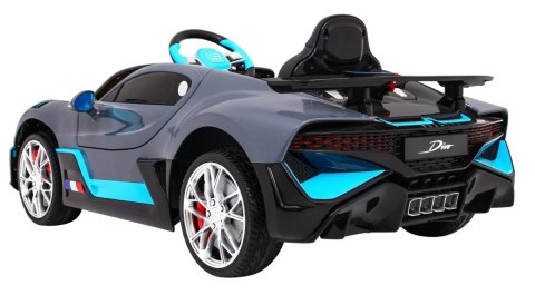 Auto na akumulator Bugatti Divo Szary