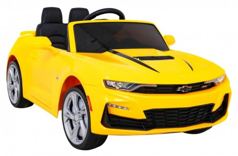 Chevrolet Camaro 2SS na akumulator Żółty + Pilot + Koła EVA + Wolny Start + Dźwięki Światła