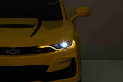 Chevrolet Camaro 2SS na akumulator Żółty + Pilot + Koła EVA + Wolny Start + Dźwięki Światła