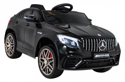 Mercedes Benz GLC63S dla dzieci Czarny + Pilot + Napęd 4x4 + MP3 LED + EVA + Wolny Start