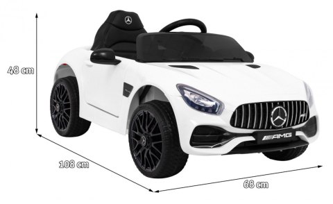 Auto na akumulator MERCEDES BENZ GT BIAŁY