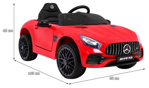 Auto na akumulator Mercedes Benz GT Czerwony