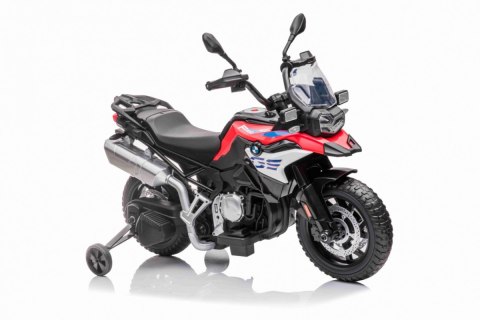 Motor BMW F850 GS na akumulator dla dzieci Czerwony + Kółka pomocnicze + Audio LED + Wolny Start + EVA