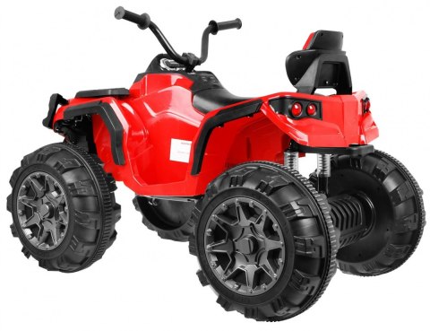 Quad ATV na akumulator dla dzieci Czerwony + Koła EVA + Radio MP3 + LED + Wolny Start