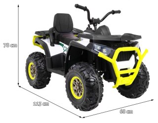 Quad na akumulator XMX607 ATV 4x4 180 Watt Pilot Biały