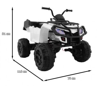 Pojazd Quad XL ATV Biały