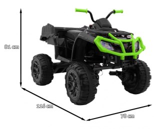 Pojazd Quad XL ATV, Pilot 2 4GHZ Czarno Zielony