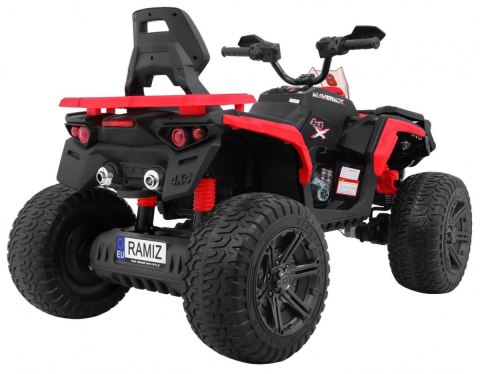 Pojazd Quad Maverick 4x4 Czerwony