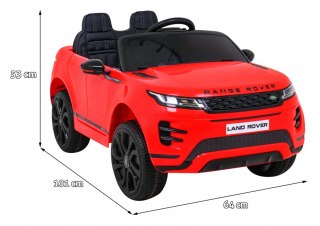 Samochód na akumulator Range Rover Evoque Czerwony