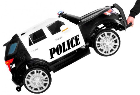 Pojazd SUV Police na akumulator 2x45W EVA Ecoskóra CH9935